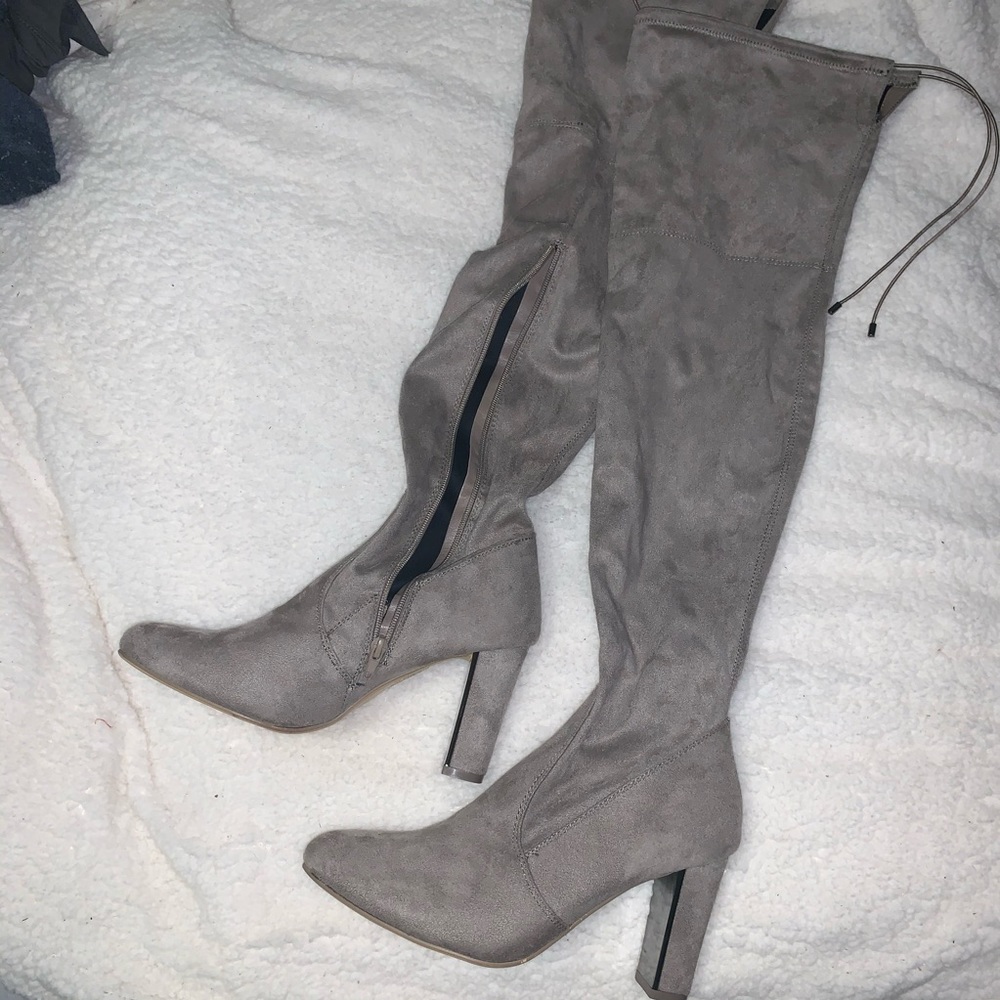 Over the Knee Suede Boot Never Been Worn